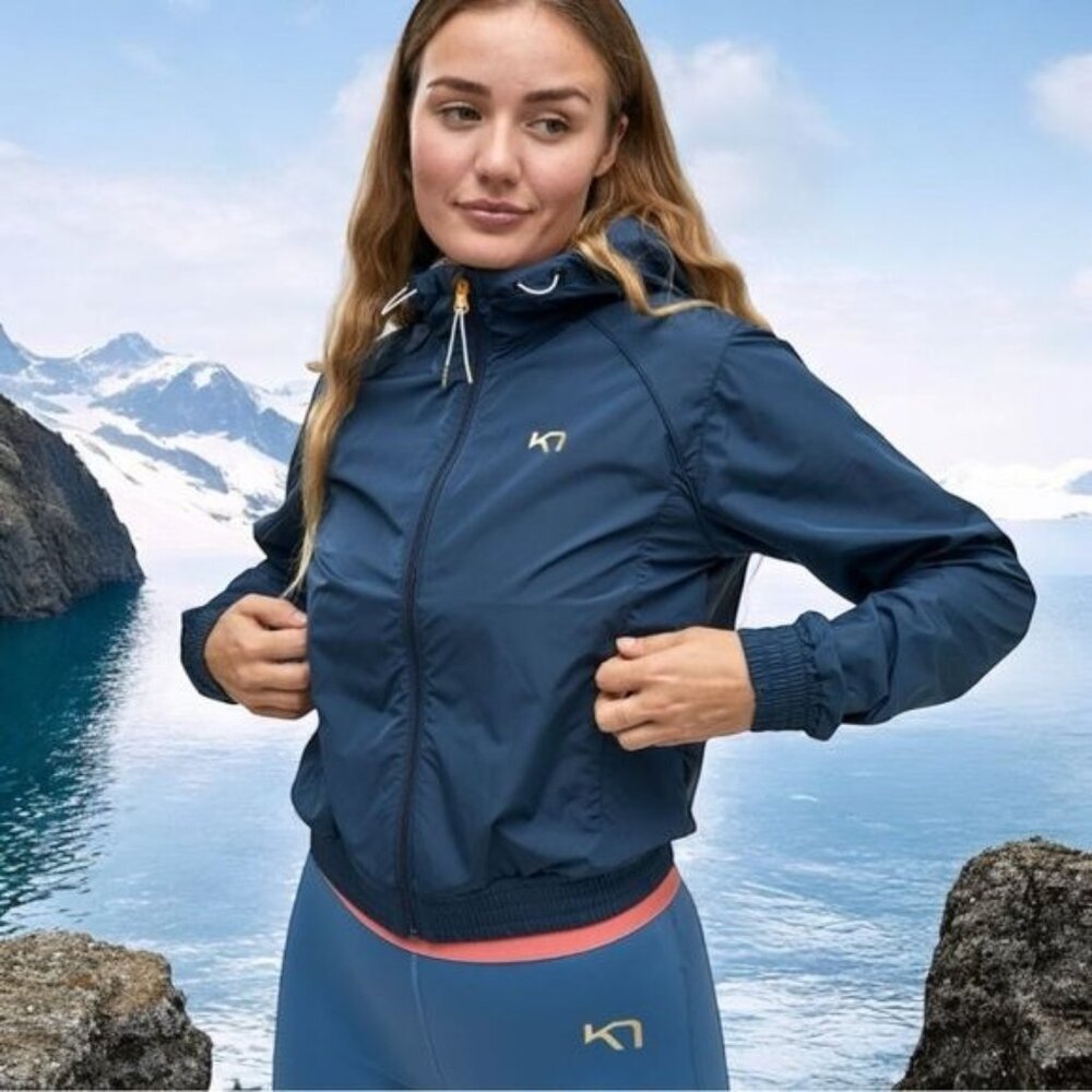 NEW Kari Traa Beatrice Windbreaker Outdoors Athletic Jacket Travel Girl's S‎
